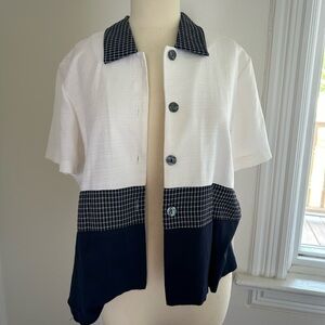 Vintage Plaid “Bowling Shirt” Blouse